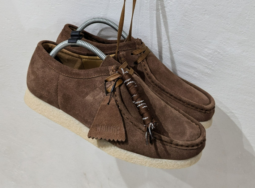 Original Clarks Wallabee-Oakmoss Suede