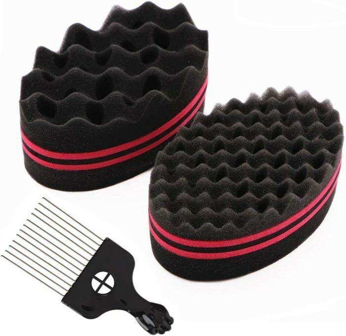 Éponge coiffante afro cheveux