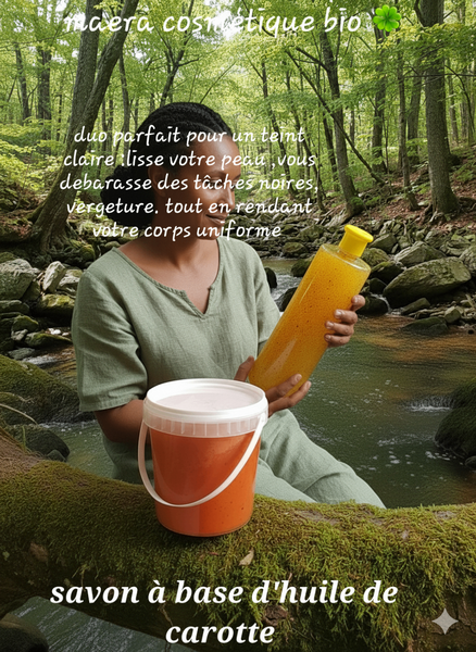 Savon à base d'huile de carote
