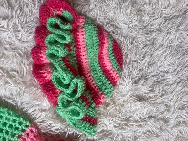 Robe et Bonnet Crochet