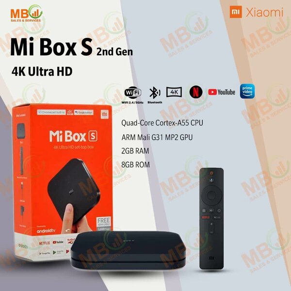 Mi TV Box S 4K Ultra-HD Streaming Media Player
