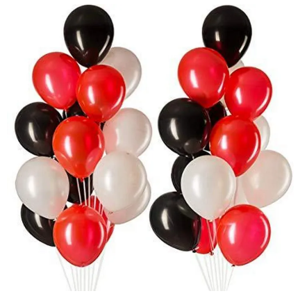 Pack of 50 Balloons Happy Birthday Decoration Birthday accessories Balloons for Birthday , Anniversary , Engagement , Bridal Shower and Baby Shower Decoration For birthday balloons Happy Birthday Decoration