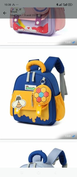 Sac à dos enfant mignon