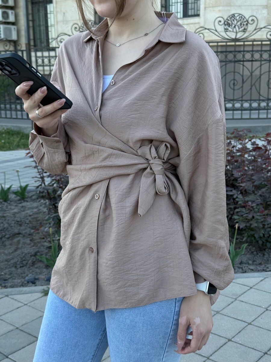 Рубашка на завязке