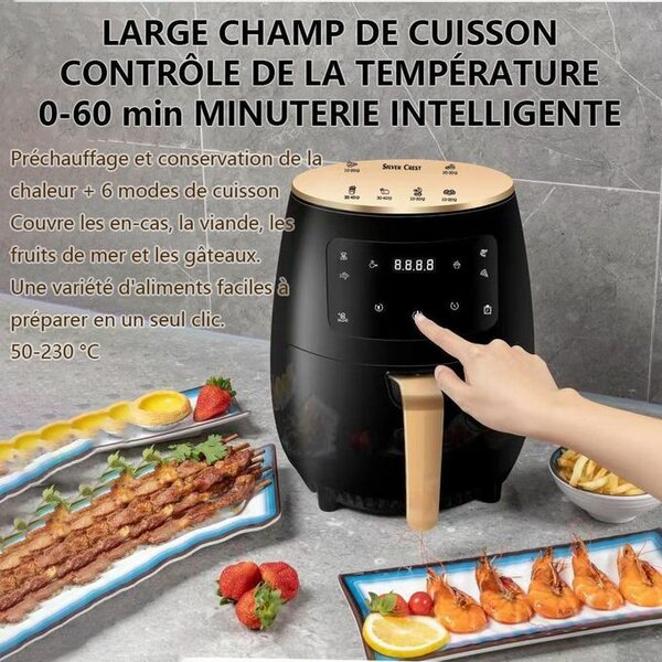 AIR FRYER SILVER CREST 6L