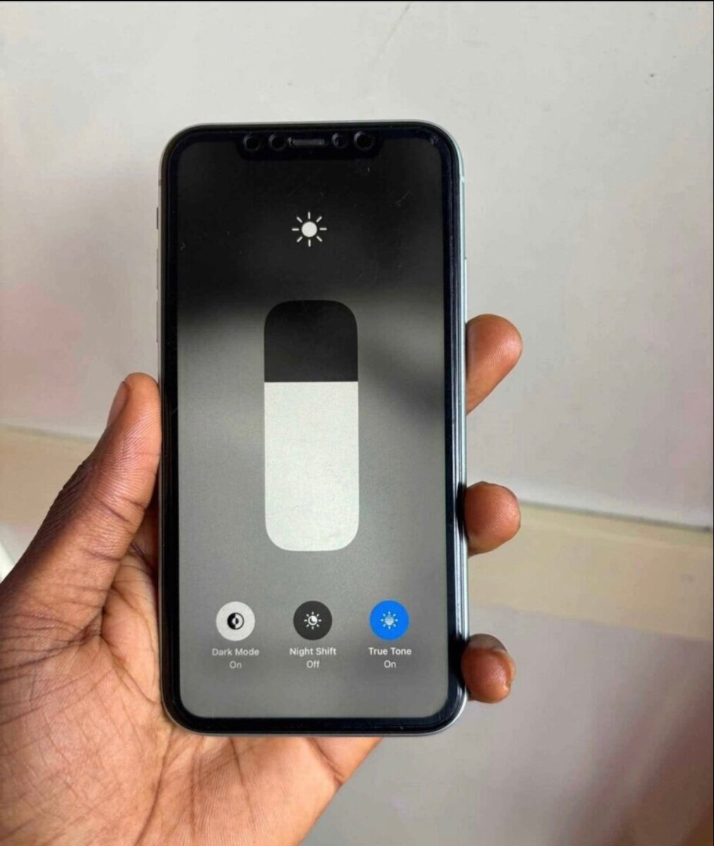 Smartphone moderne noir