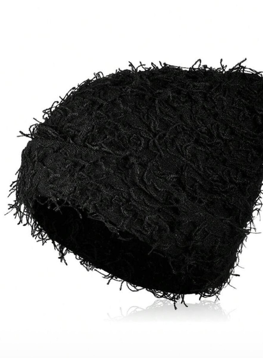 Beanie à franges stylée