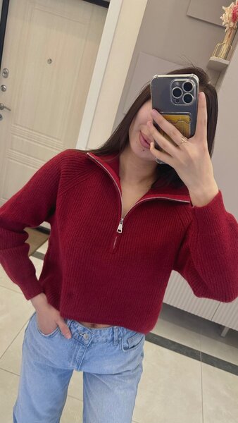 Тренд этого сезона кофты полузамки