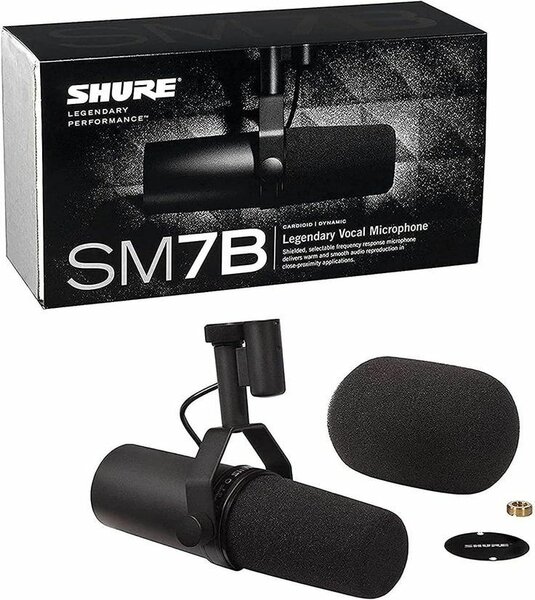 Shure SM7B Professional Audio Podcast Microphone
