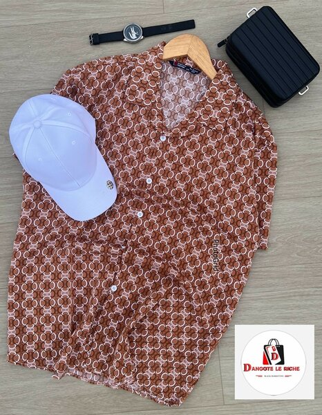 Chemise imprimée chic homme