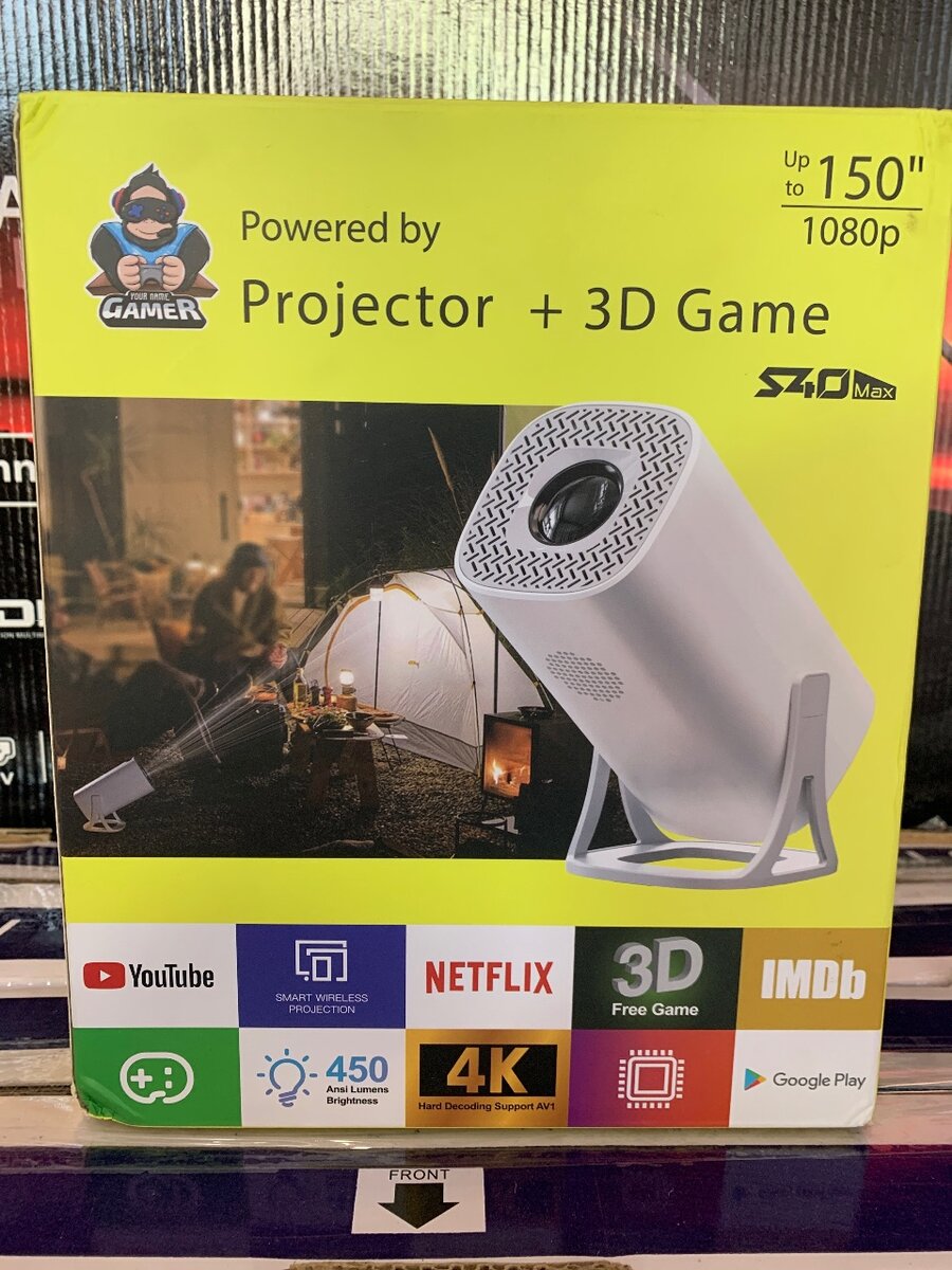 Gamer projecter and android Tv
