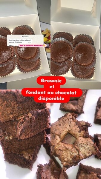 Brownie et Fondant au chocolat