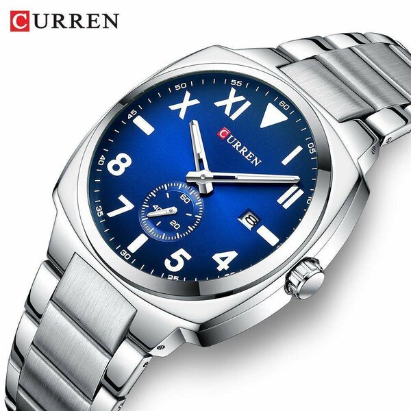 Montre Homme Curren Bleu
