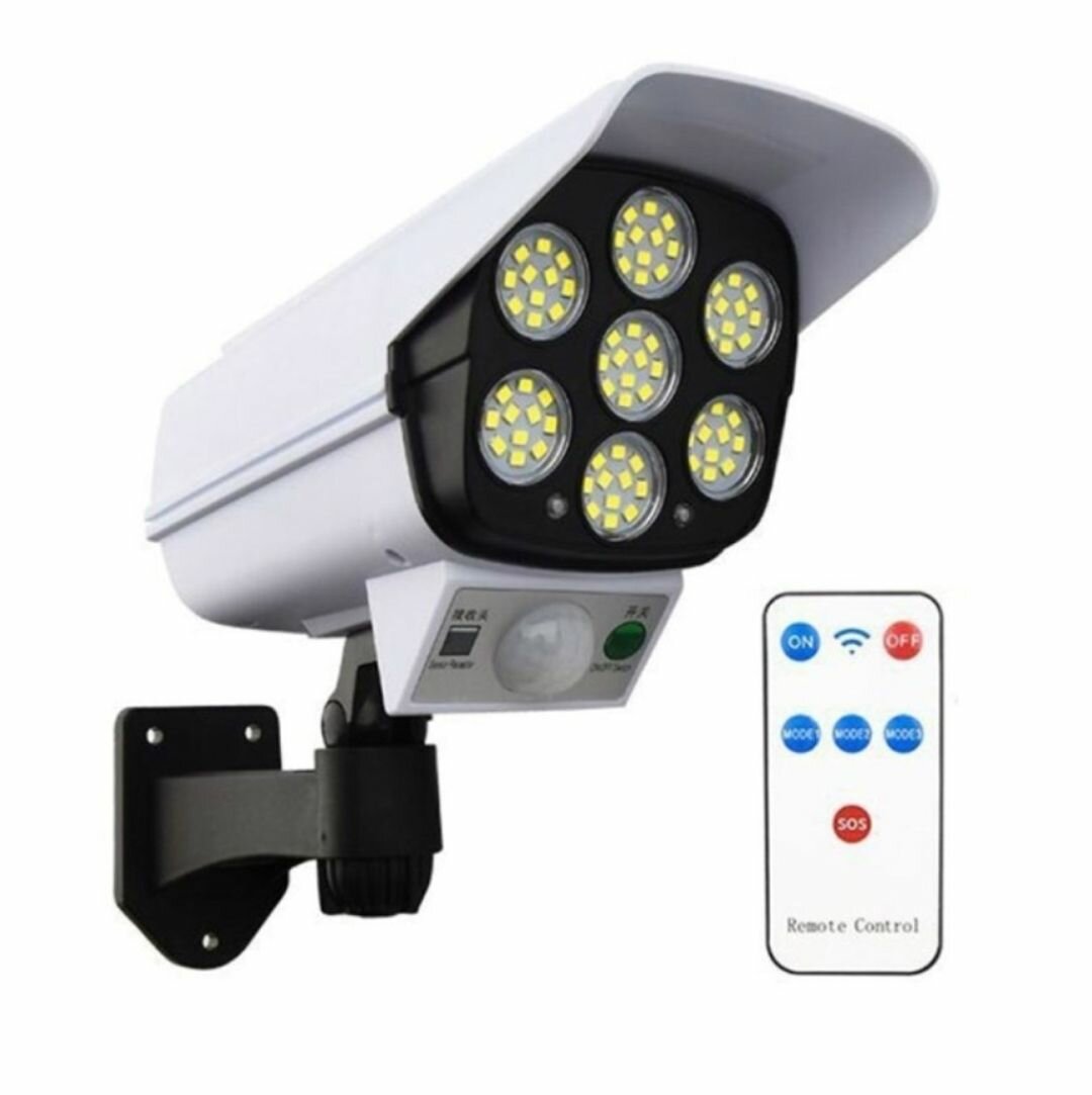 LIGHT MOTION SENSOR SECURITY CAMERA WALL GARDEN NIGHT LIGHT