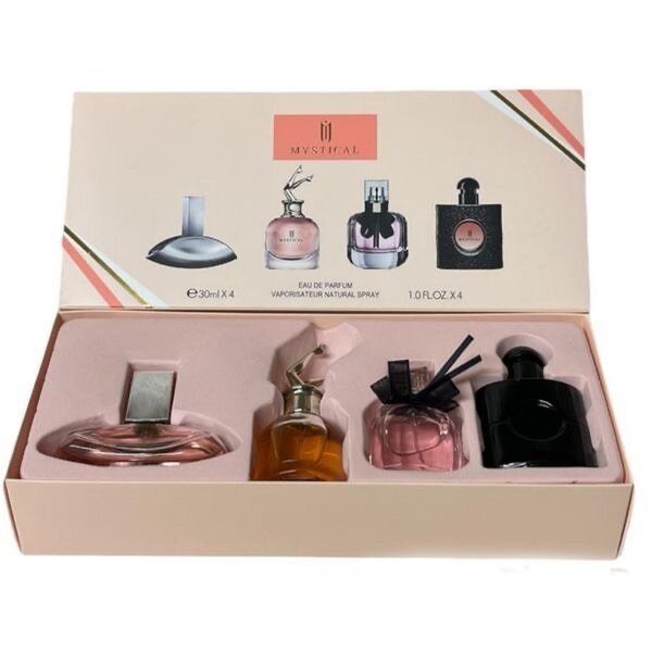 Coffret de 4 parfums de marque