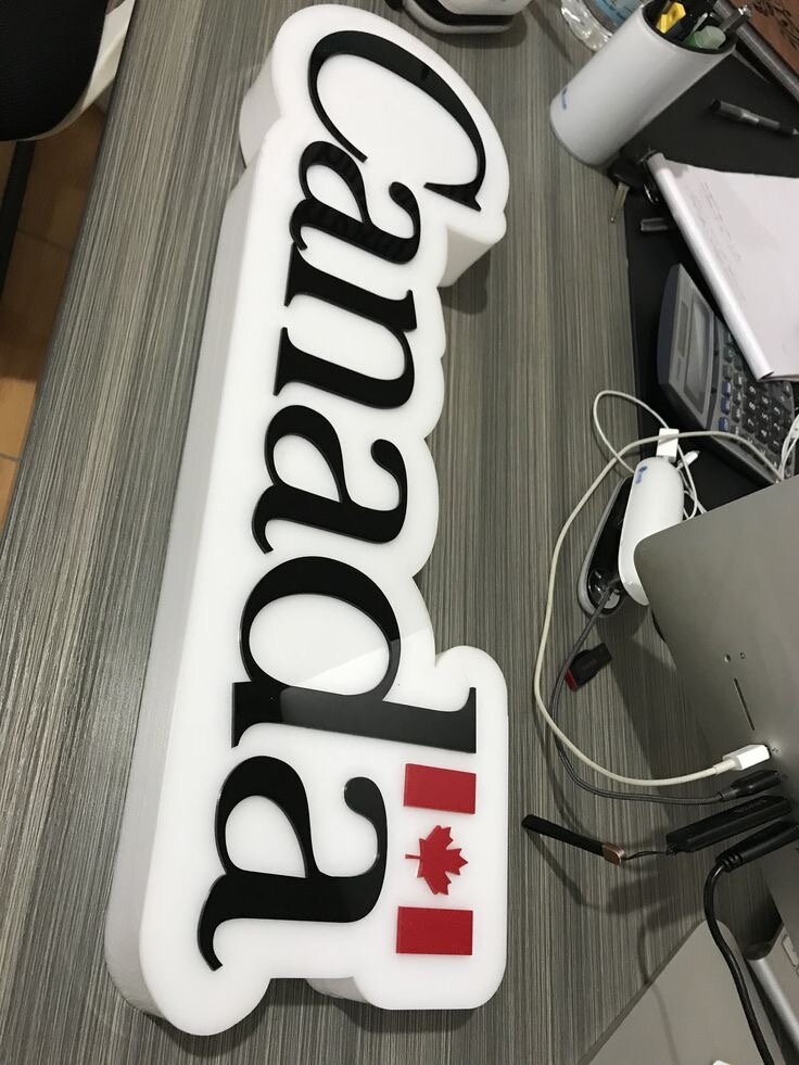 Lettres 3D Éclairage LED