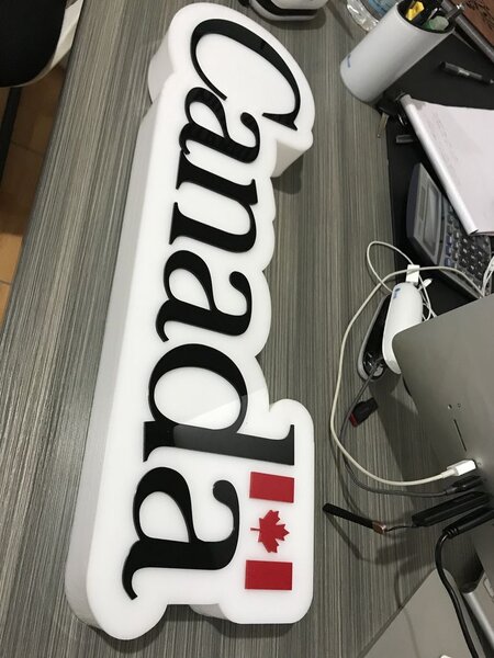 Lettres 3D Éclairage LED