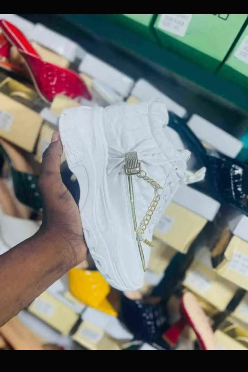 Baskets blanches tendance