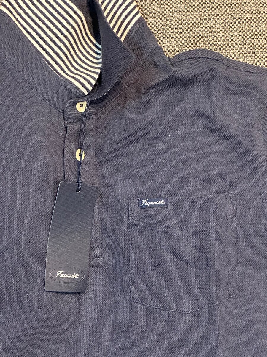 Polo Homme Bleu Élégant