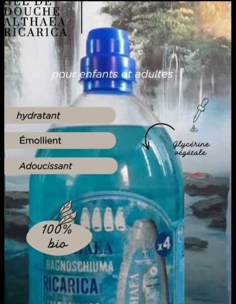 Gel douche a la glycérine bidon de 2 litres