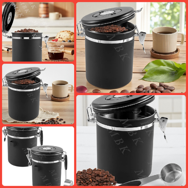 Boîte hermétique café inox