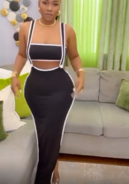 Sexy two pieces dress