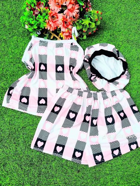 Pyjama 3en 1 Femme en Coton