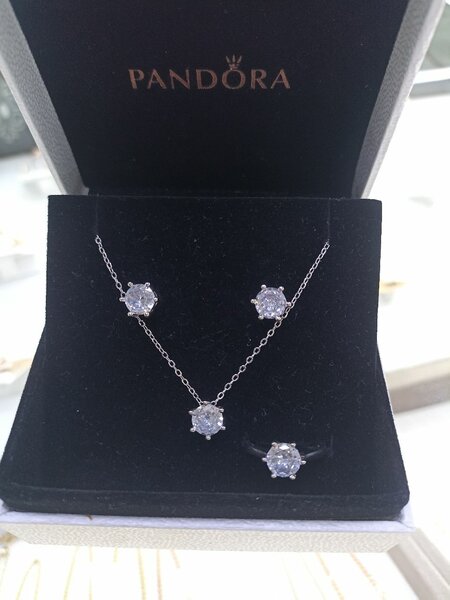 Комплект Серебро Пандора