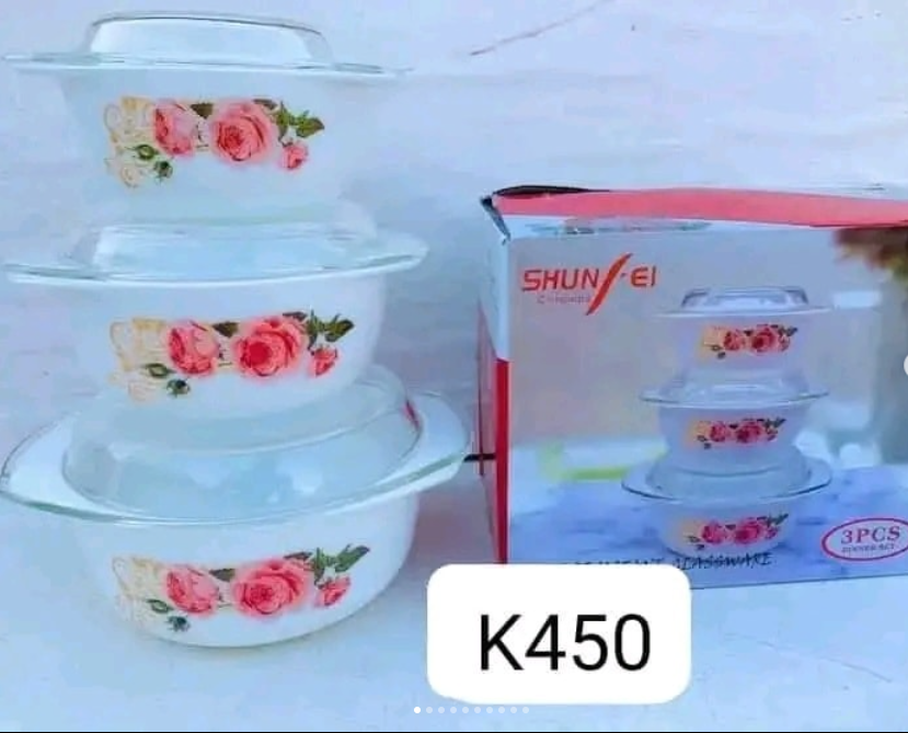 a set of glass containers