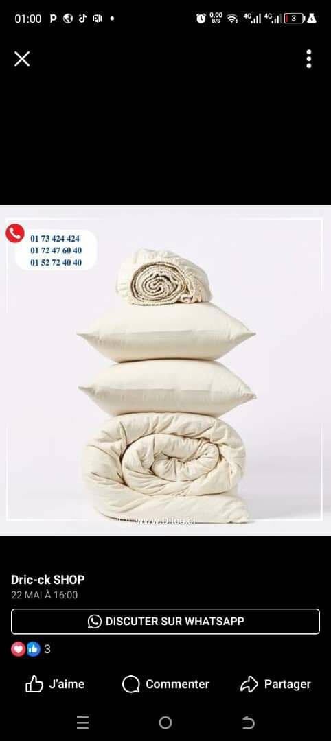 Parure de Lit Florale 6 Pièces