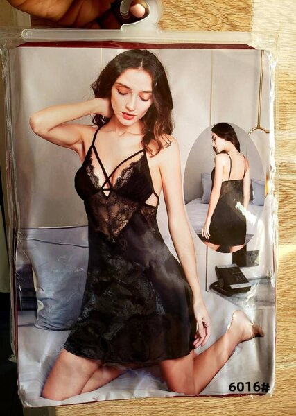 Nuisette dentelle noire élégante