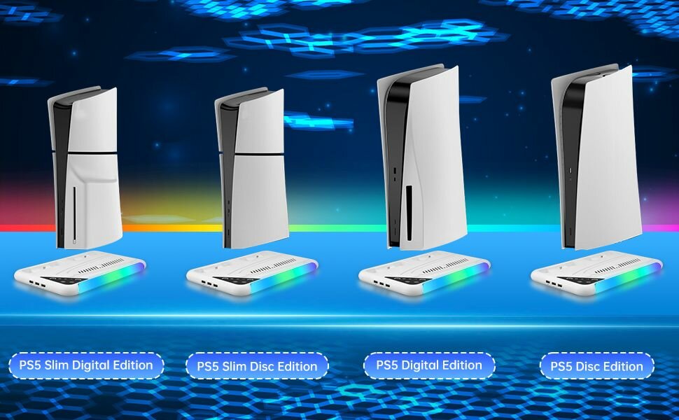 Station de Charge PS5 RGB