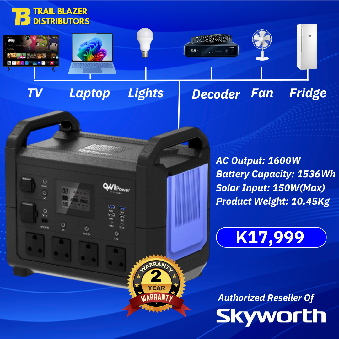 1600W portable power station