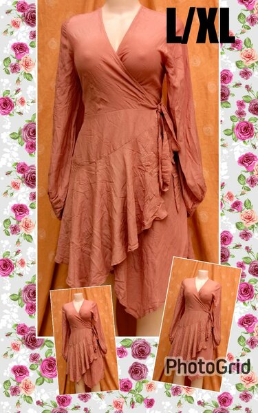 Robe cache-cœur élégante