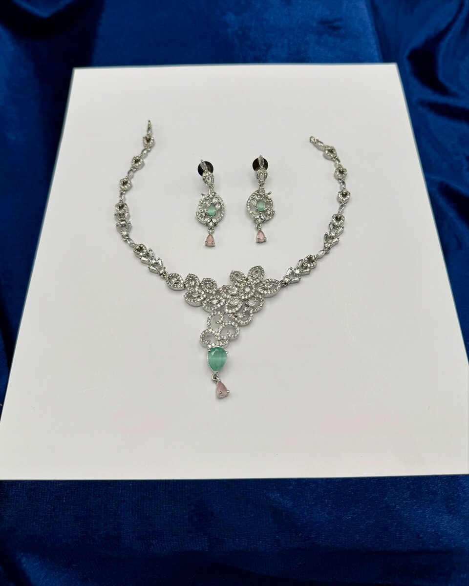 American Diamond 1 karat set