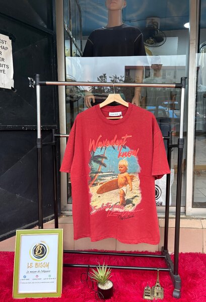 T-shirt unisexe imprimé plage