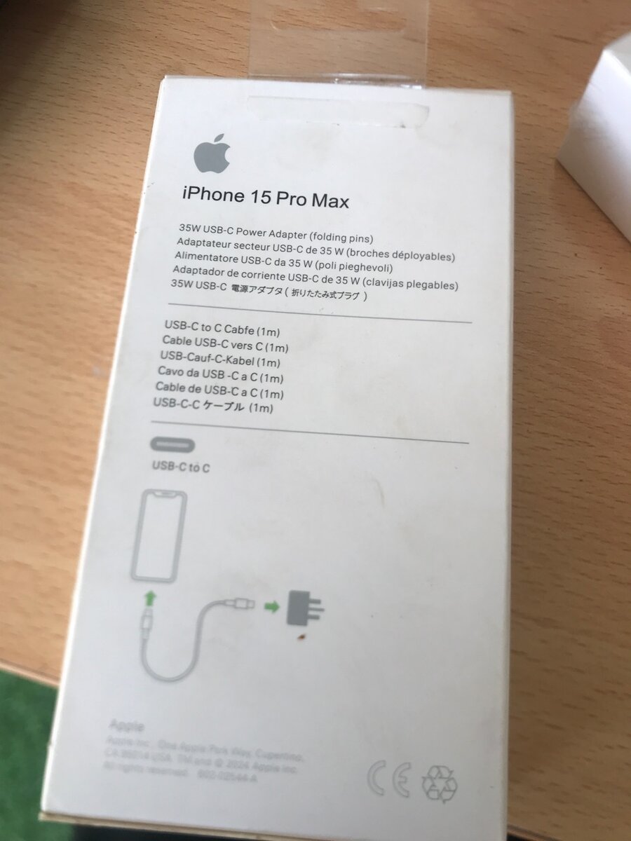 Original iPhone 14/15 lightening cables