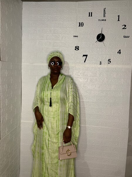 Boubou Vert Élégante