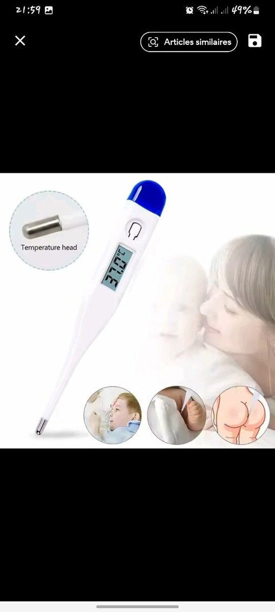Thermomètre numérique précis