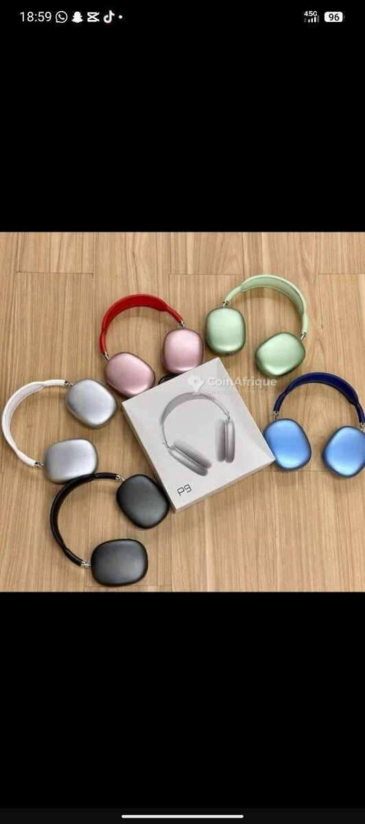 Casque audio Bluetooth coloré