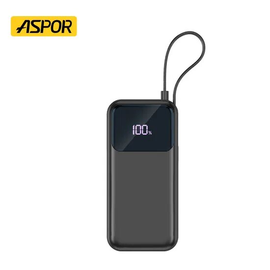 Aspor A361 Multifunctional Smart Slim Power Bank - 10000mAh