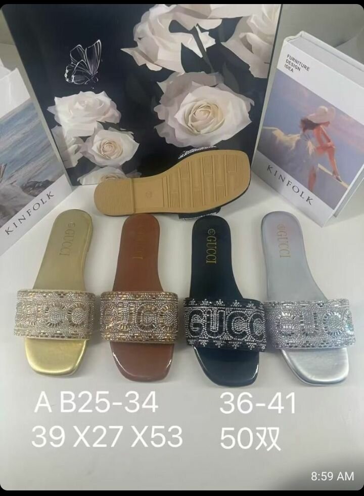 Sandales à strass élégantes