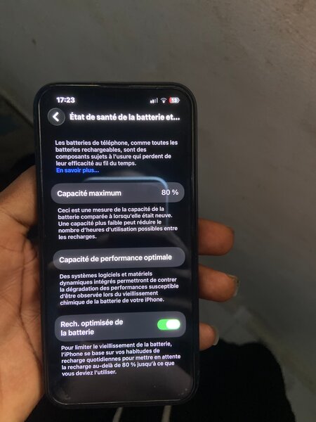 iPhone 128 Go Bleu Débloqué