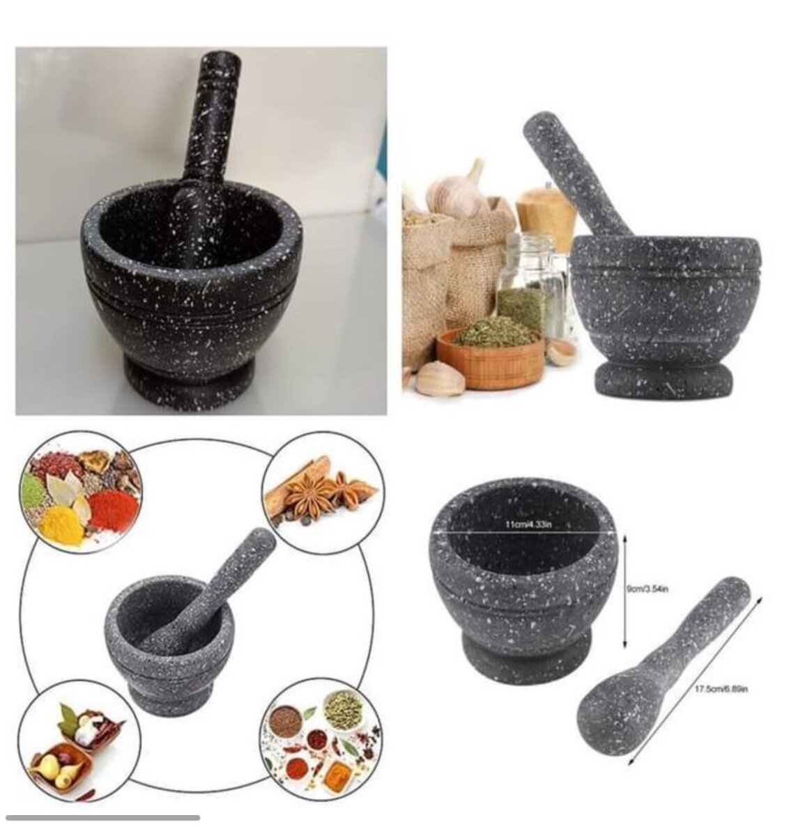 Mortier et Pilon en Granit