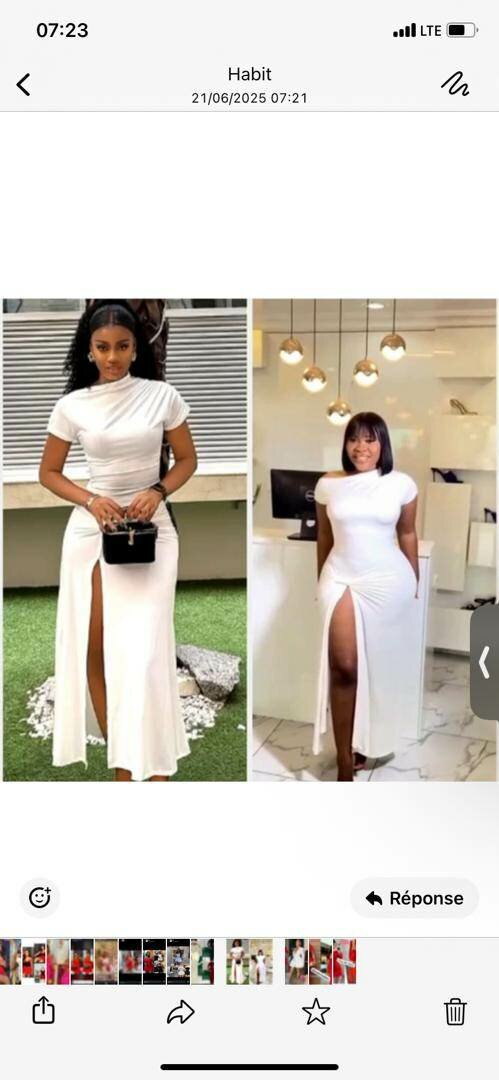 Robe élégante blanche