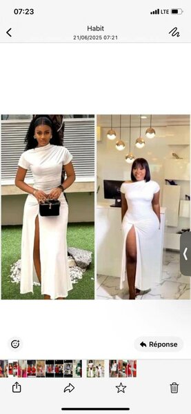 Robe élégante blanche