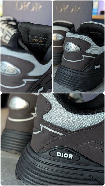 DIOR B30 REFLECTIVE CD30 - GREY ANTHRACITE ( Avec la boîte)