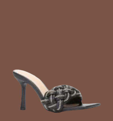 Sandales à talon tressé chic