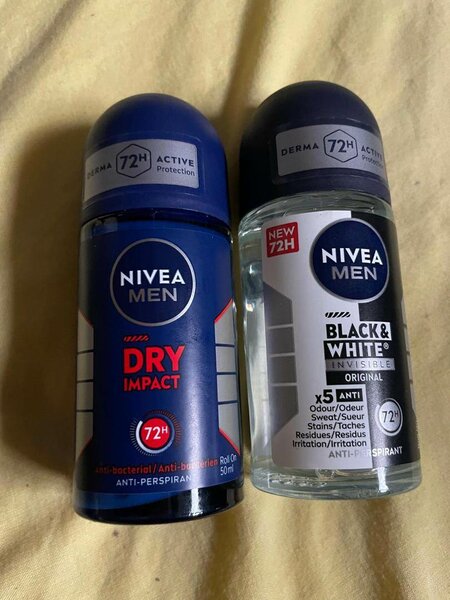 Déodorants Nivea et Dove