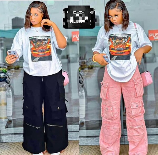 Pantalon cargo décontracté